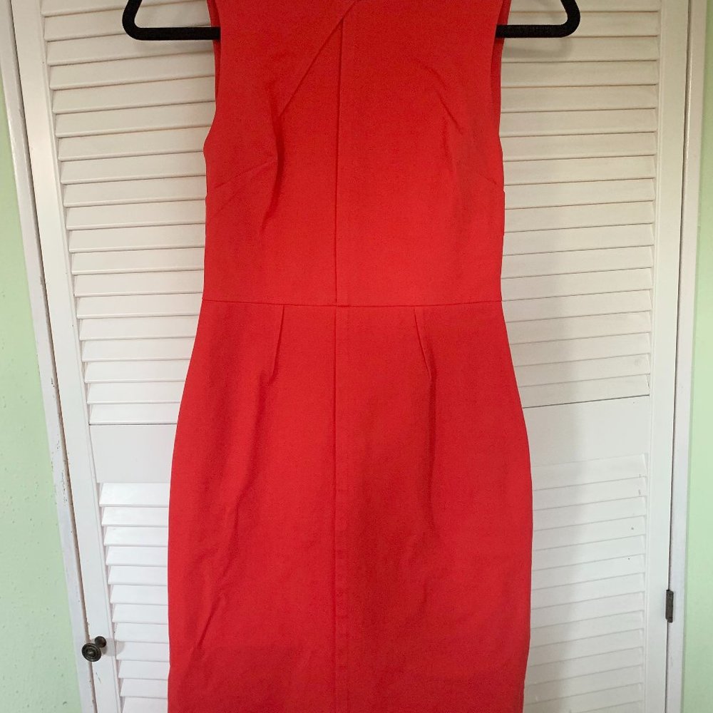 Banana Republic Red Sheath Dress Petite 0